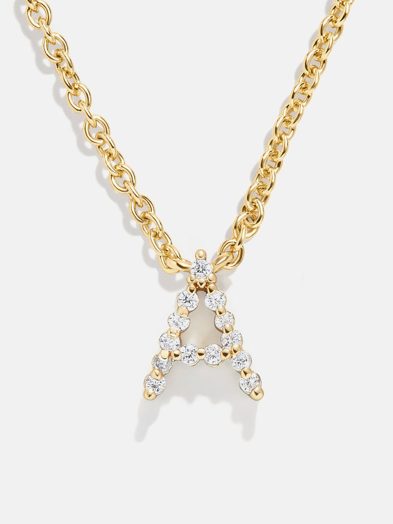 BaubleBar A - 
    Initial pendant necklace
  
