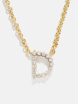 BaubleBar D - 
    Initial pendant necklace
  
