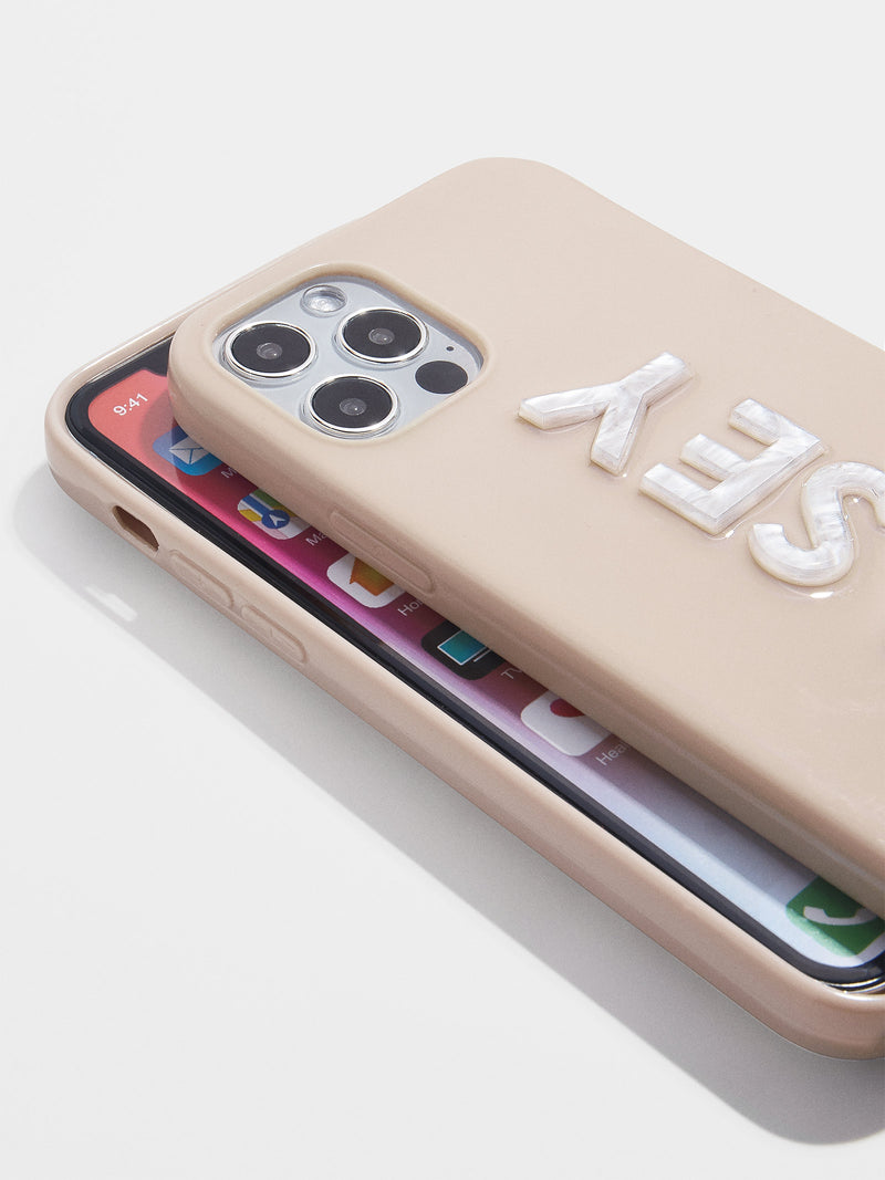 BaubleBar All You Tan Eat iPhone Case - Beige - Enjoy 20% off custom gifts