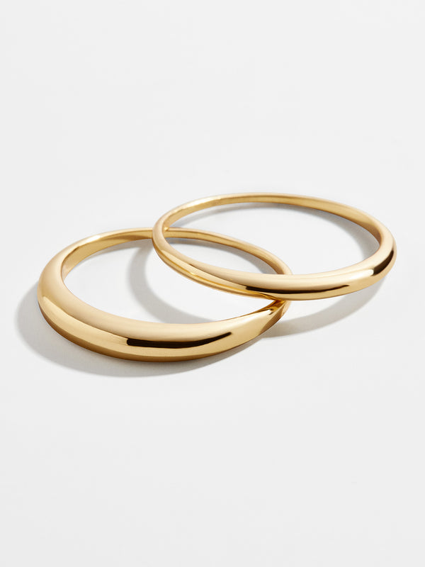 Mini Maro 18K Gold Ring Set - Gold