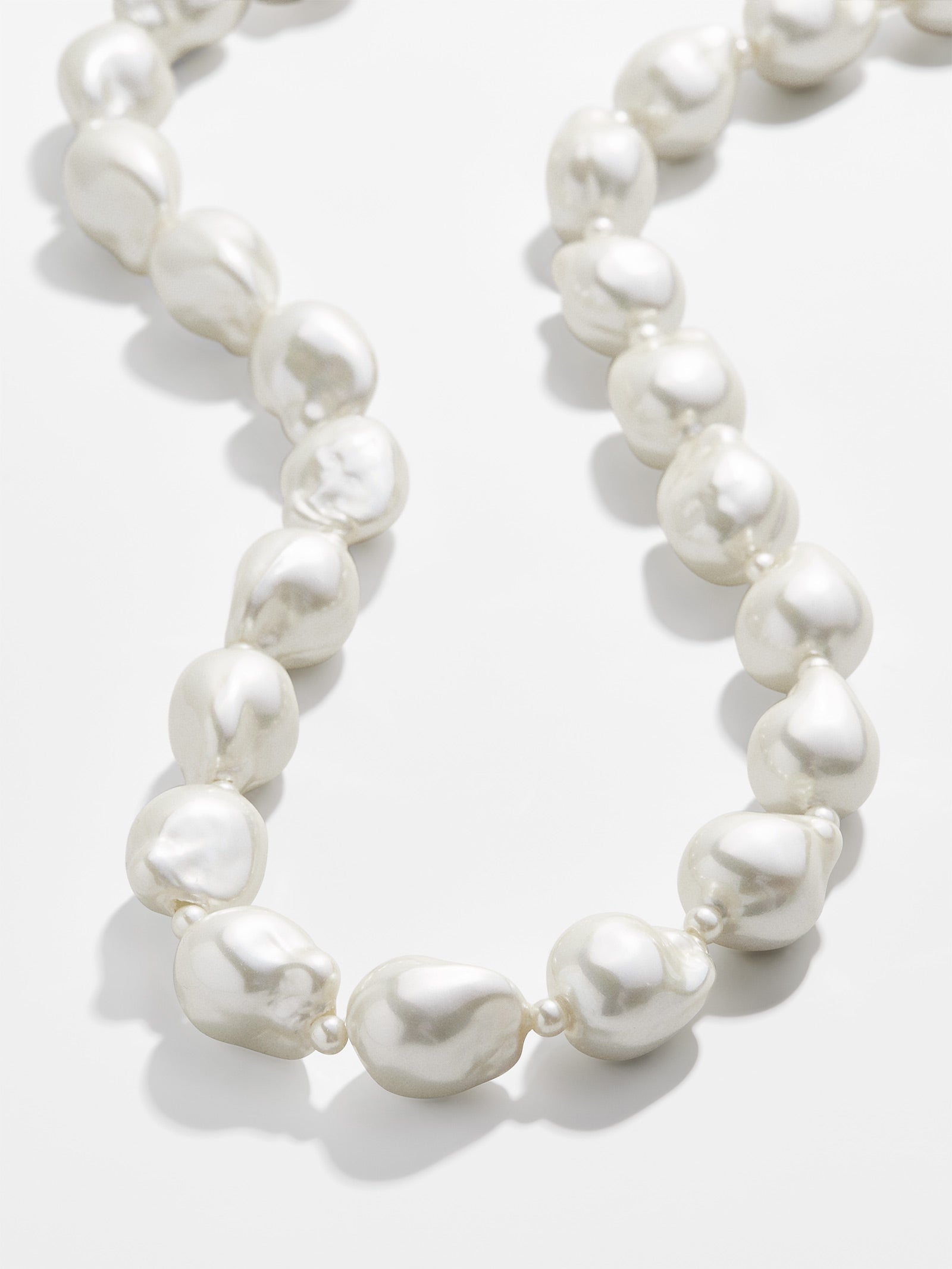 Teagan Pearl Necklace - White