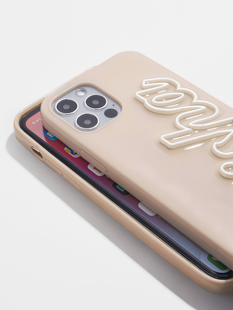 Baublebar Talk to The Sand iPhone Case - Beige