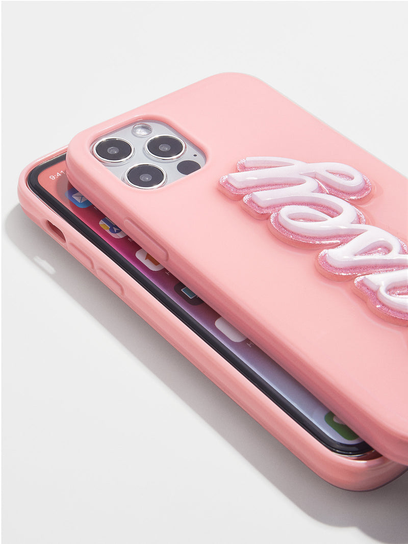 pink phone case