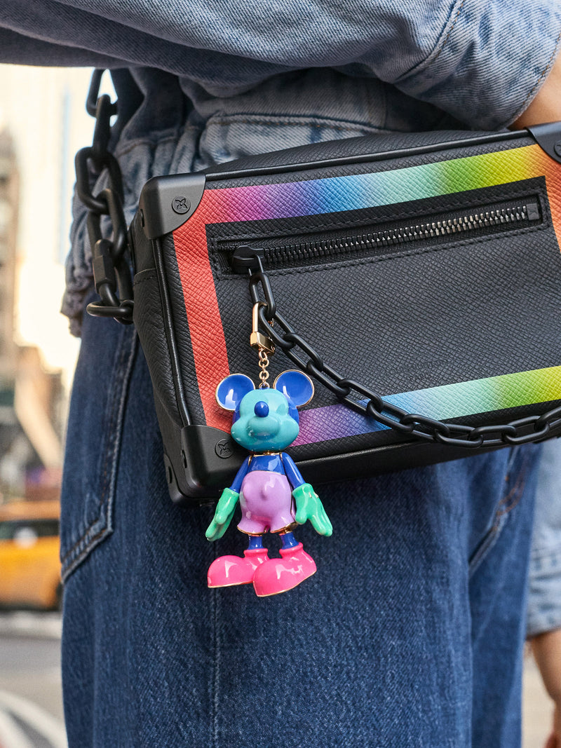 Mickey Mouse Disney Bag Charm - Multicolored Enamel – Disney keychain –  BaubleBar