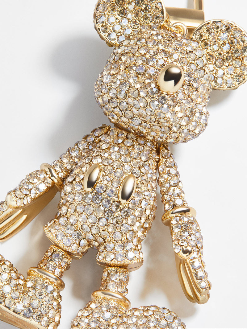 BaubleBar Mickey Mouse disney Bag Charm - Gold Glitter - 
    Enjoy 20% off - This Week Only
  
