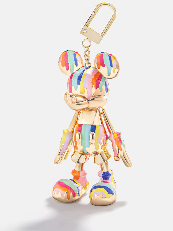Mickey Mouse Disney Bag Charm - Paint Drip