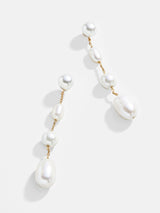 BaubleBar Francesca Earrings: Large - Pearl drop earrings