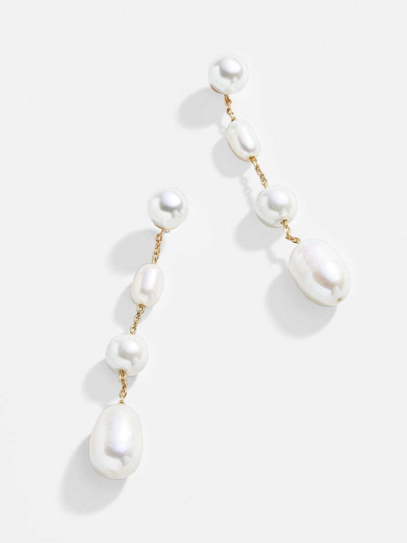 BaubleBar Francesca Earrings: Large - Pearl drop earrings