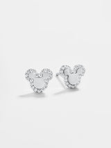 BaubleBar Mickey Mouse Disney Sterling Silver Earrings - Silver - Get Gifting: Enjoy 20% Off​