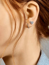BaubleBar Mickey Mouse Disney Sterling Silver Earrings - Silver - Get Gifting: Enjoy 20% Off​