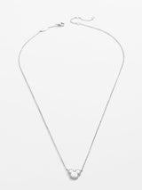 BaubleBar Mickey Mouse Disney Sterling Silver Necklace - Sterling Silver