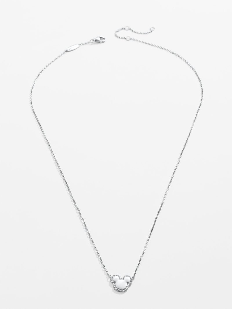 BaubleBar Mickey Mouse Disney Sterling Silver Necklace - Sterling Silver