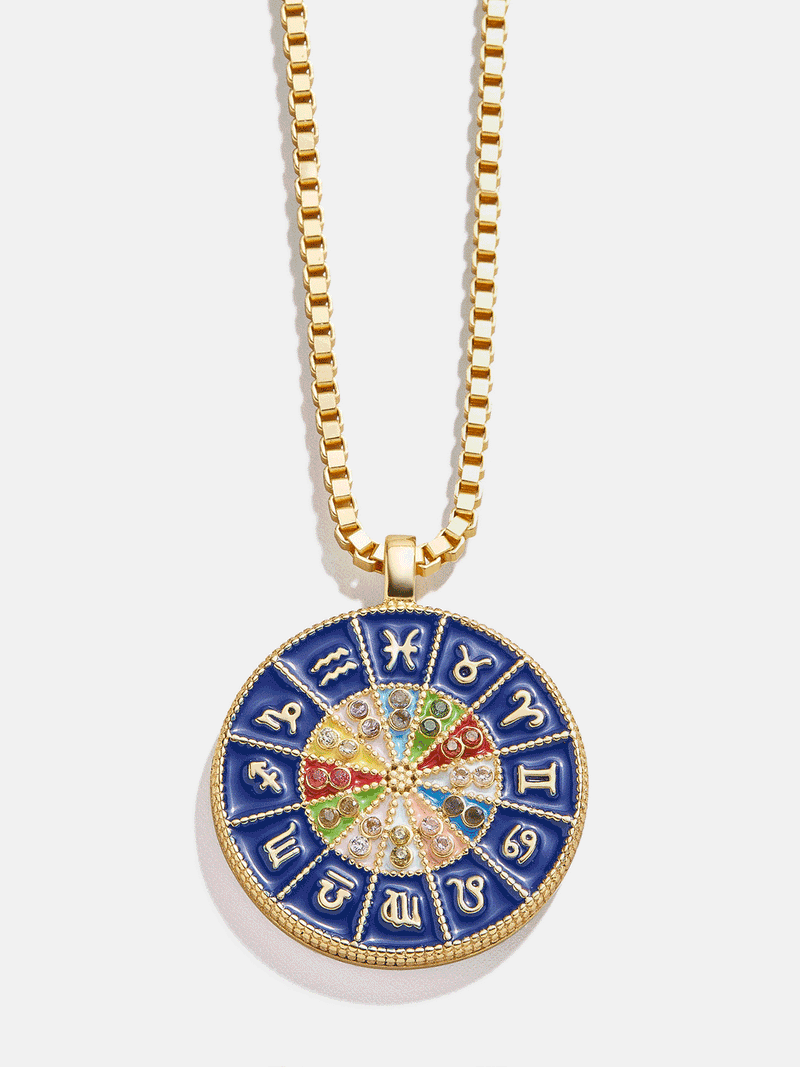 BaubleBar 18K Gold Reversible Medallion Necklace - Astro - 
    Reversible, 18K Gold Plated Sterling Silver
  
