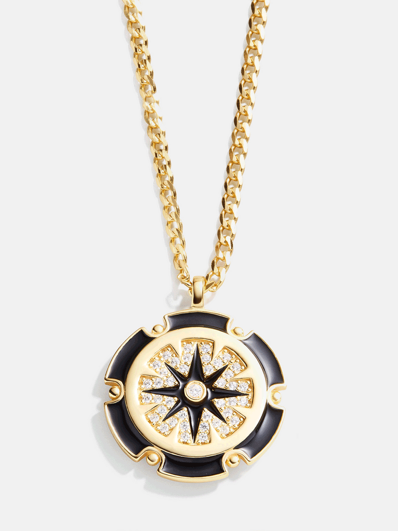 BaubleBar 18K Gold Reversible Medallion Necklace - Star - Get an extra 30% off sale styles. Discount applied in cart​