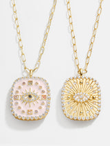 BaubleBar 18K Gold Medallion Necklace - Evil Eye - 
    Enjoy 20% off - This Week Only
  

