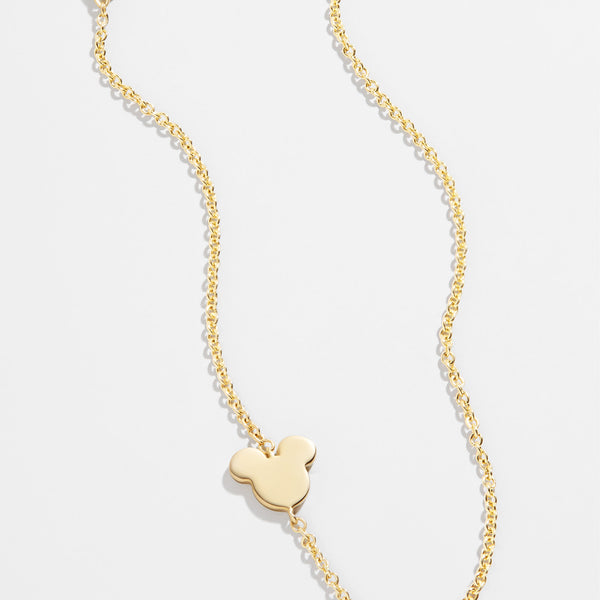 Mickey Mouse Disney 18K Gold & Cubic Zirconia Asymmetrical