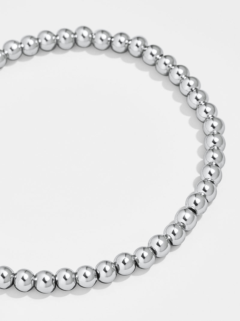 BaubleBar Pisa Bracelet - Silver - 
    Silver ball beaded stretch bracelet
  
