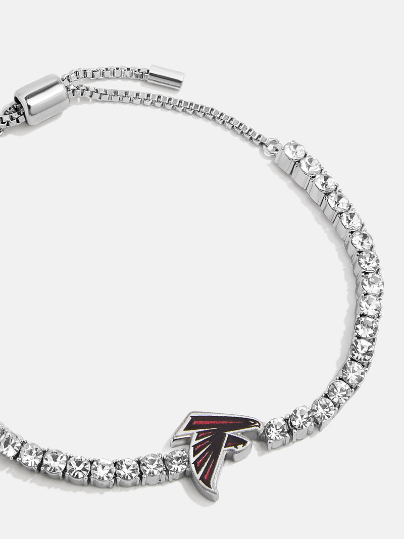 BaubleBar Atlanta Falcons NFL Silver Tennis Bracelet - Atlanta Falcons - Get Gifting: Enjoy 20% Off​