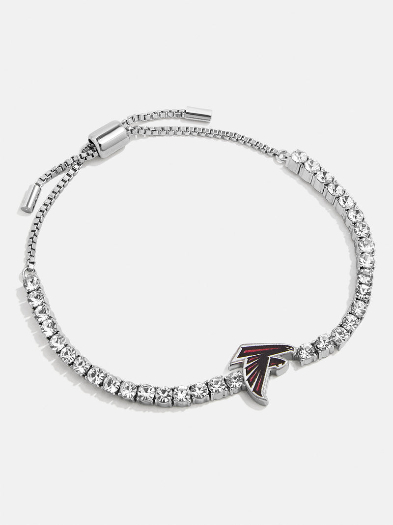 BaubleBar Atlanta Falcons NFL Silver Tennis Bracelet - Atlanta Falcons - Get Gifting: Enjoy 20% Off​