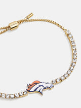 BaubleBar Denver Broncos NFL Gold Tennis Bracelet - Denver Broncos - NFL pull-tie bracelet