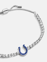 BaubleBar Indianapolis Colts NFL Silver Tennis Bracelet - Indianapolis Colts - 
    NFL bracelet
  
