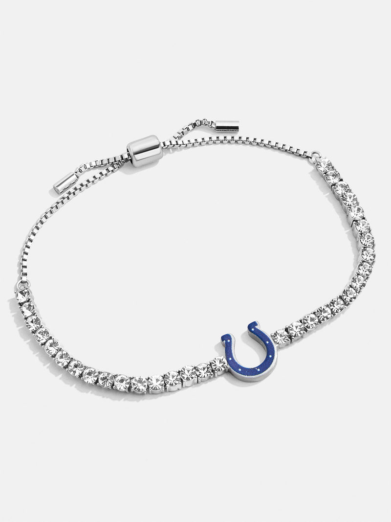 BaubleBar Indianapolis Colts NFL Silver Tennis Bracelet - Indianapolis Colts - 
    NFL bracelet
  
