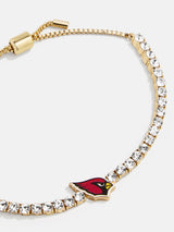 BaubleBar Arizona Cardinals NFL Gold Tennis Bracelet - Arizona Cardinals - 
    NFL bracelet
  
