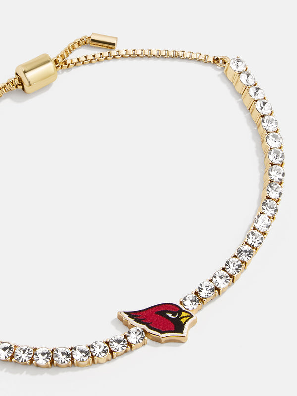 Arizona Cardinals NFL Gold Tennis Bracelet - Arizona Cardinals