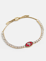BaubleBar San Francisco 49ers NFL Gold Tennis Bracelet - San Francisco 49ers - Get Gifting: Enjoy 20% Off​