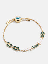 BaubleBar New York Jets NFL Gold Slogan Bracelet - New York Jets - NFL pull-tie bracelet
