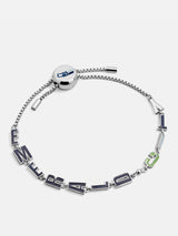 BaubleBar Seattle Seahawks NFL Silver Slogan Bracelet - Seattle Seahawks - NFL pull-tie bracelet