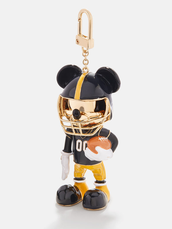 disney Mickey Mouse NFL Bag Charm - Pittsburgh Steelers