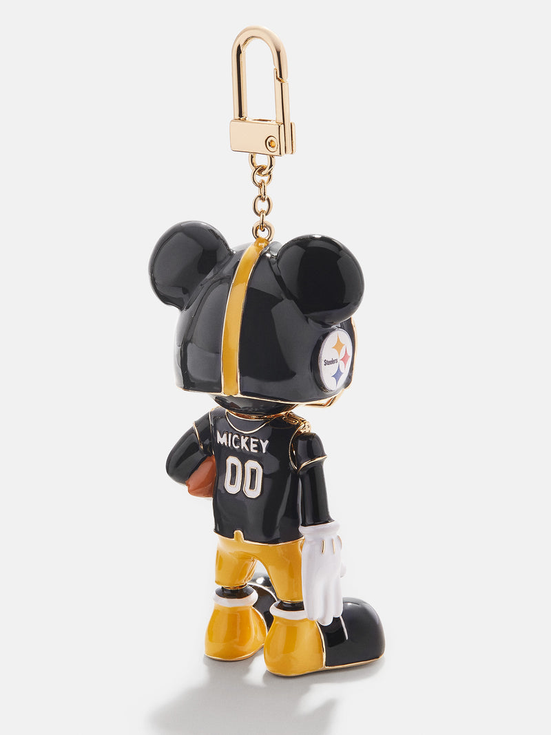 BaubleBar Disney Mickey Mouse NFL Bag Charm - Pittsburgh Steelers - Disney NFL Keychain