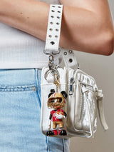 BaubleBar Disney Mickey Mouse NFL Bag Charm - San Francisco 49ers - Disney NFL Keychain