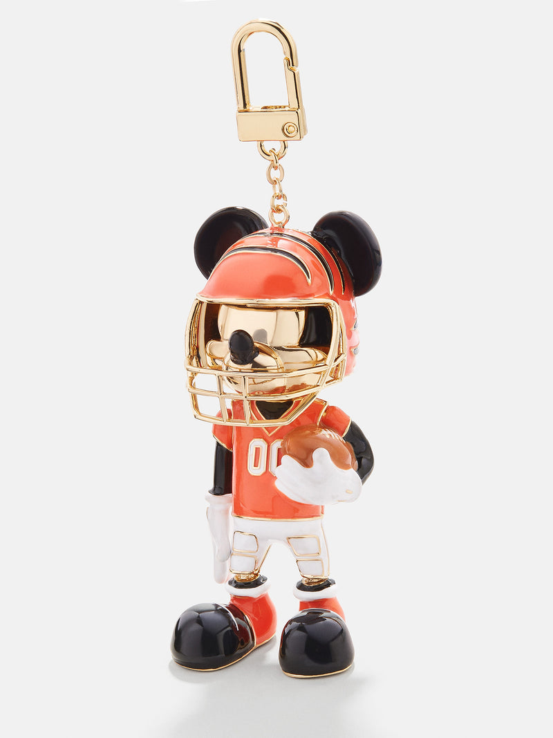 BaubleBar Disney Mickey Mouse NFL Bag Charm - Cincinnati Bengals - Disney NFL Keychain