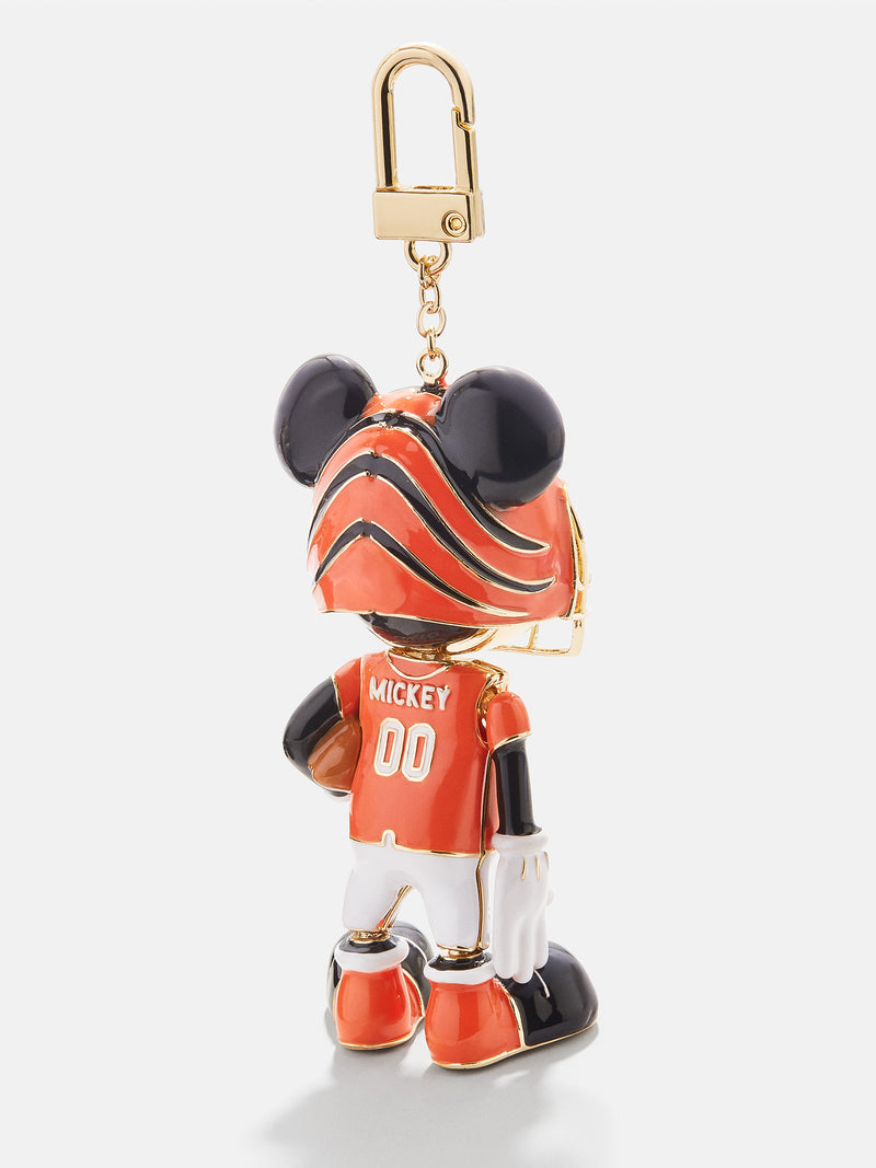 BaubleBar Disney Mickey Mouse NFL Bag Charm - Cincinnati Bengals - Disney NFL Keychain