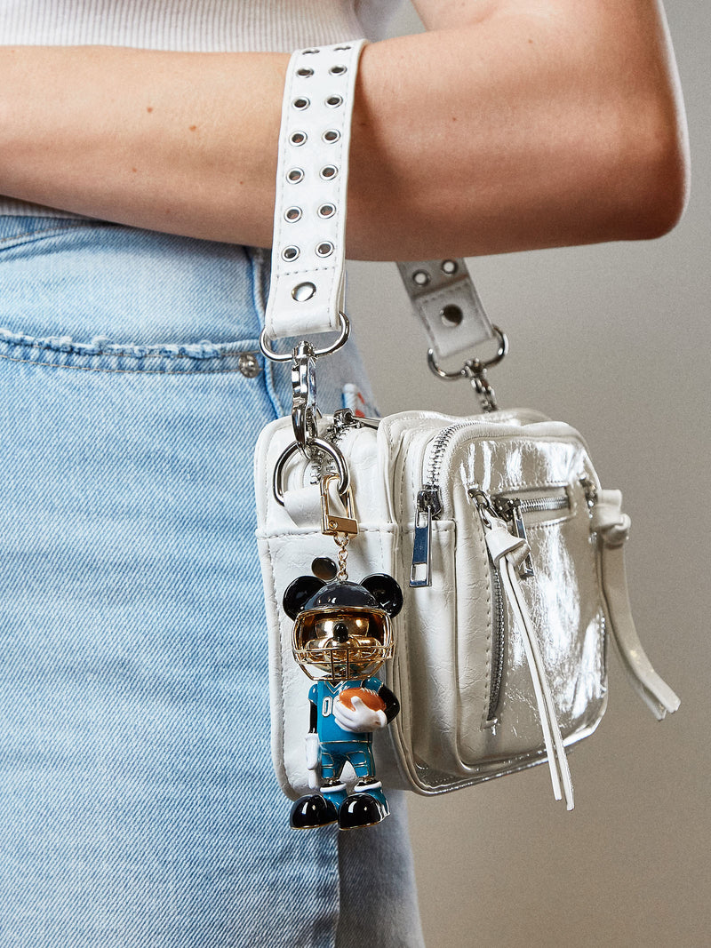 BaubleBar Disney Mickey Mouse NFL Bag Charm - Jacksonville Jaguars - Disney NFL Keychain