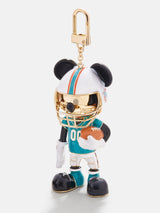 BaubleBar Disney Mickey Mouse NFL Bag Charm - Miami Dolphins - Disney NFL Keychain