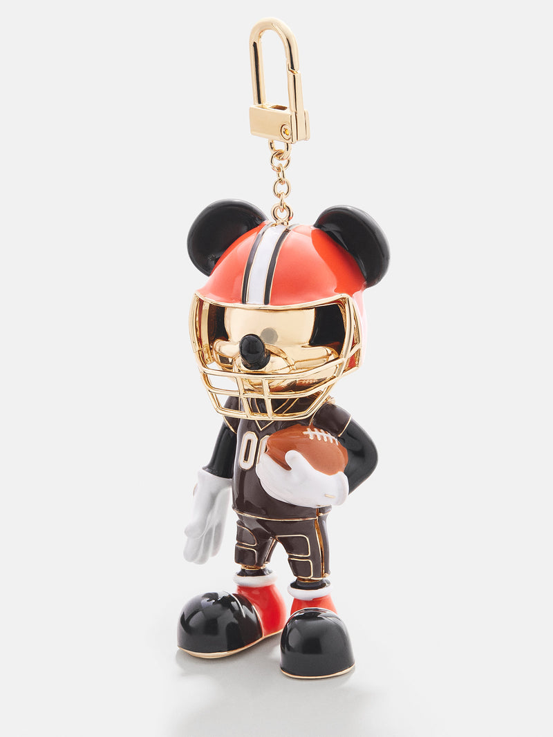 BaubleBar Disney NFL Mickey Mouse Bag Charm - Cleveland Browns - Disney NFL Keychain