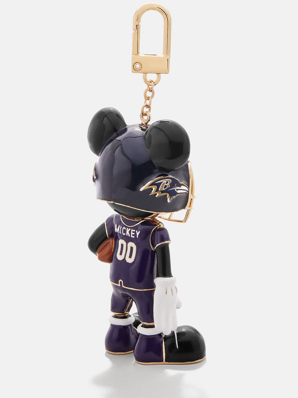 disney Mickey Mouse NFL Bag Charm - Baltimore Ravens