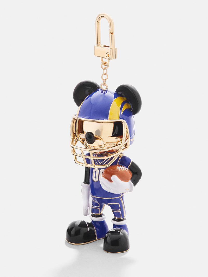 BaubleBar Disney Mickey Mouse NFL Bag Charm - Los Angeles Rams - Disney NFL Keychain