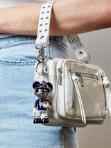 BaubleBar Disney Mickey Mouse NFL Bag Charm - New York Giants - Disney NFL Keychain