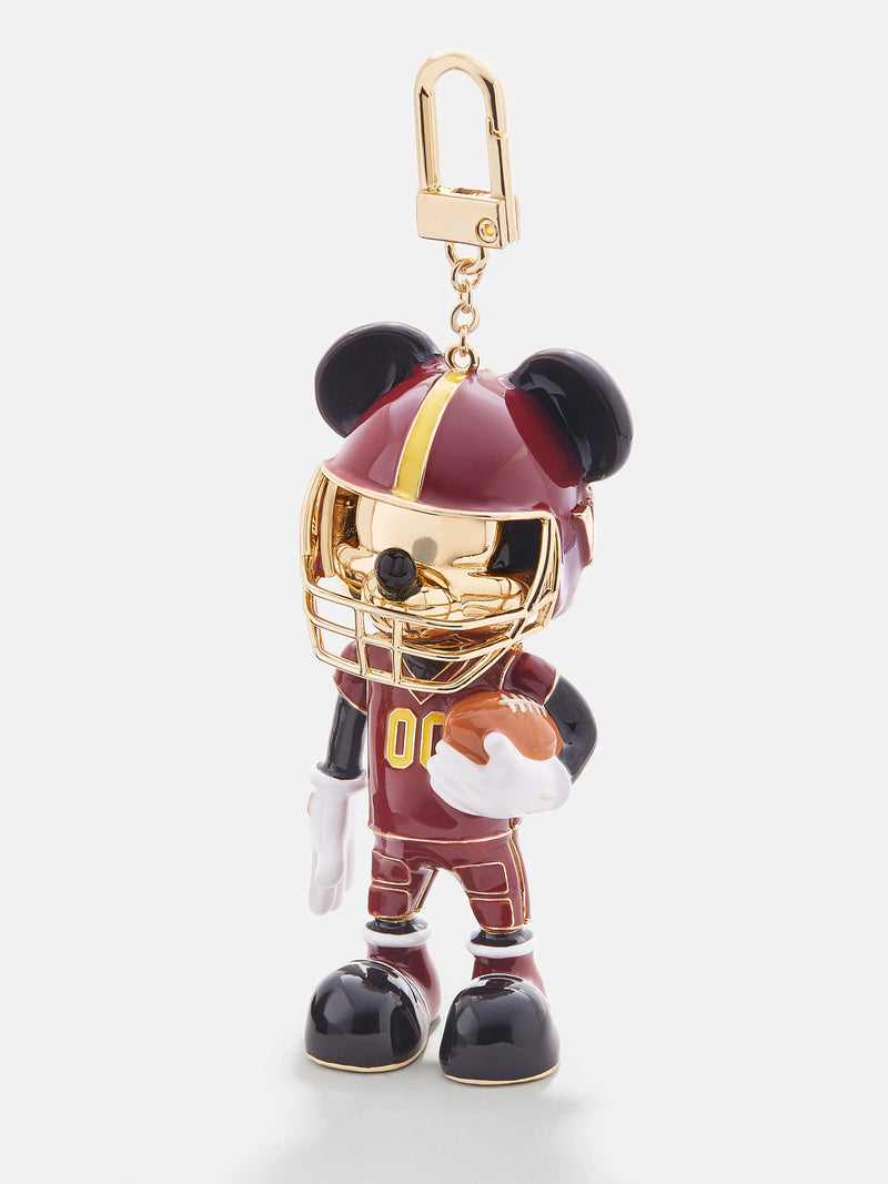 BaubleBar Disney Mickey Mouse NFL Bag Charm - Washington Commanders - Disney NFL Keychain