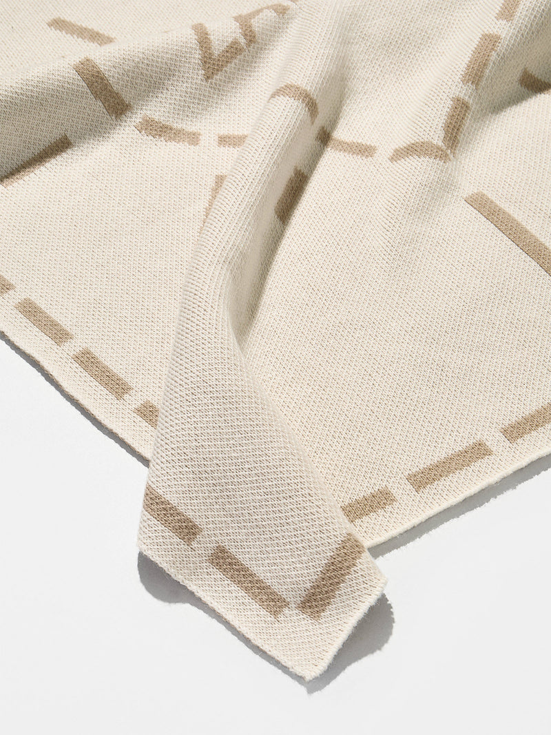 BaubleBar Wild At Heart Kids' Custom Blanket - Beige/Tan - Custom, machine washable blanket