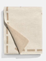 BaubleBar Wild At Heart Kids' Custom Blanket - Beige/Tan - Custom, machine washable blanket