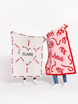 BaubleBar Wild At Heart Kids' Custom Blanket - Red/Blue/Pink - 
    Custom, machine washable blanket
  
