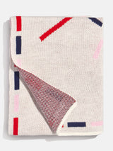 BaubleBar Wild At Heart Kids' Custom Blanket - Red/Blue/Pink - Custom, machine washable blanket