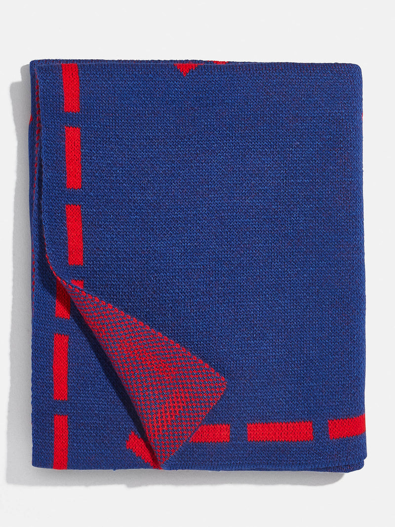 BaubleBar Wild At Heart Kids' Custom Blanket - Blue/Red - 
    Custom, machine washable blanket
  
