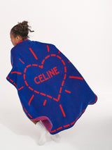 BaubleBar Wild At Heart Kids' Custom Blanket - Blue/Red - 
    Custom, machine washable blanket
  
