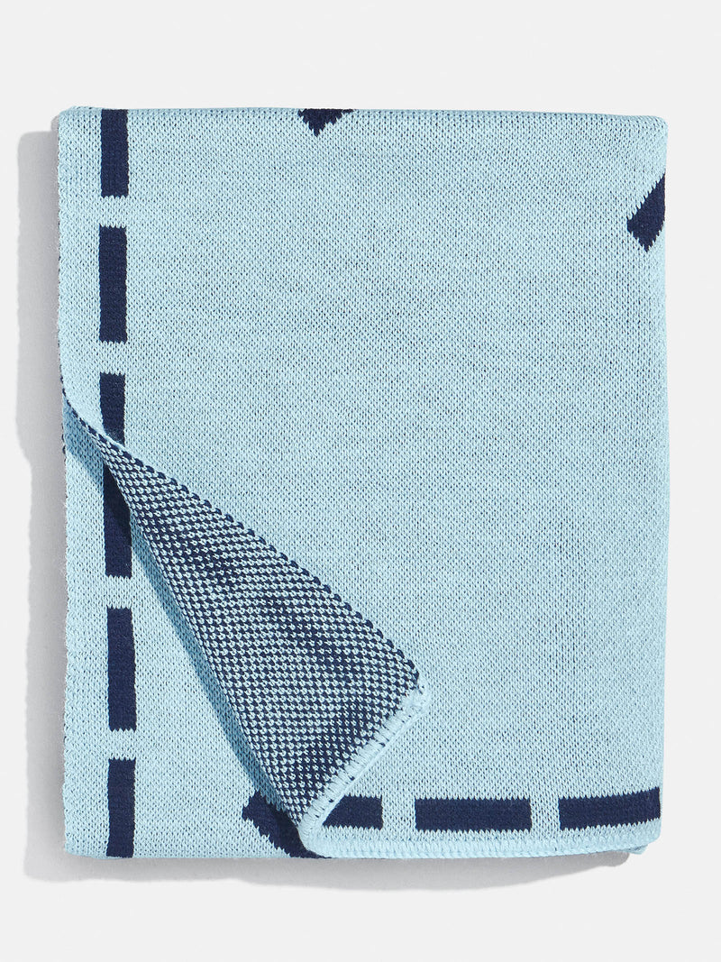 BaubleBar Wild At Heart Kids' Custom Blanket - Light Blue/Navy - Get Gifting: Enjoy 20% Off​